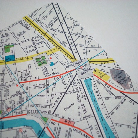 Esgotado – Mapa de Paris – 1968