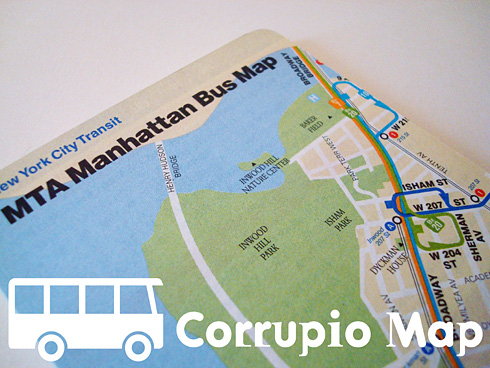 Manhattan Bus Map
